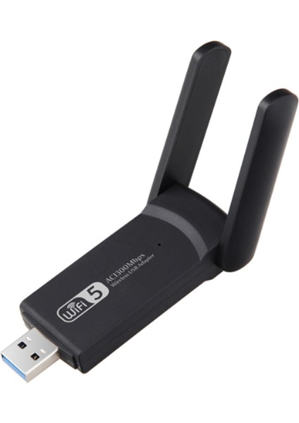 1300 Mbps 2.4g 5.8g Usb3.0 Dual Band Kablosuz Lan Adaptörü Anten Wifi Alıcısı Masaüstü Dizüstü Için Kablosuz Lan Adaptörü (Yurt Dışından)