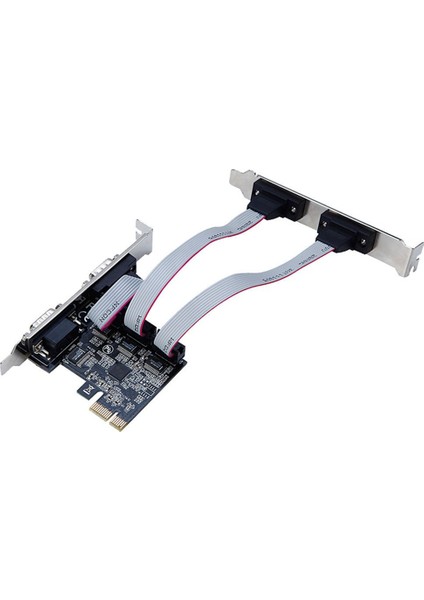 25 Mbps Pcıe Seri Bağlantı Noktası Genişletme Kartı AX99100 Çip Pcıe Seri Bağlantı Noktası RS232 Arayüzü 4 Bağlantı Noktası Genişletme Kartı Yükseltici Kart (Yurt Dışından)