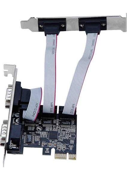 25 Mbps Pcıe Seri Bağlantı Noktası Genişletme Kartı AX99100 Çip Pcıe Seri Bağlantı Noktası RS232 Arayüzü 4 Bağlantı Noktası Genişletme Kartı Yükseltici Kart (Yurt Dışından) indirimleri