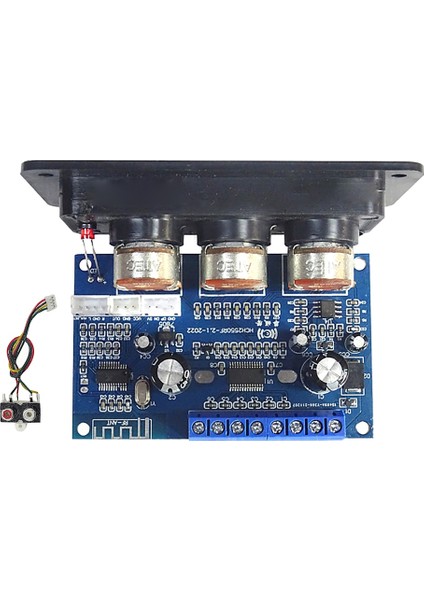 2.1 Kanal Dijital Güç Amplifikatör Kartı + Aux Ses Kablosu 2X25W+50W Bt5.0 Subwoofer D Sınıfı Amplifikatör Kartı DC12-20V (Yurt Dışından)