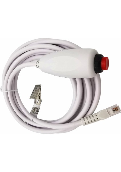 Hemşire Arayan Kablo 6P4C Hemşire Çağrı Cihazı Acil Çağrı Evrensel Yedek Kablo 3 Metre Basmalı Düğme Anahtarı (Yurt Dışından) modelleri