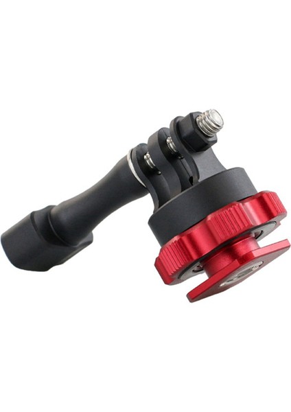 Gopro9/10 Için Sıcak Ayakkabı Taşınabilir Dönüşüm Kafası Slr Fotoğraf Kamera Tutma Sıcak Ayakkabı Koltuğu Bağlantı Kolu, Titanyum (Yurt Dışından) modelleri