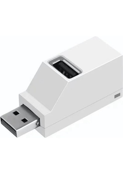USB 3.0 Hub Adaptörü Genişletici Mini Splitter Kutusu Pc Dizüstü Cep Telefonu Için 3 Bağlantı Noktası Yüksek Hızlı U Disk Okuyucu, Siyah (Yurt Dışından)