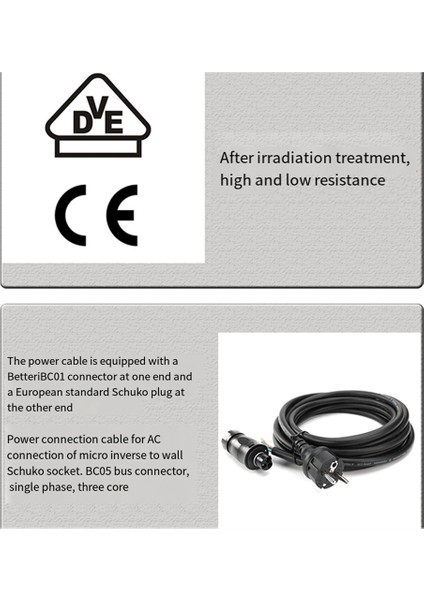 200 cm Güneş Fotovoltaik Uzatma Kablosu 1.5mm² Güneş Sistemi Güç Kablosu Rv Tekne Pil Güneş Paneli Kablosu Ab Tak (Yurt Dışından) fırsatları