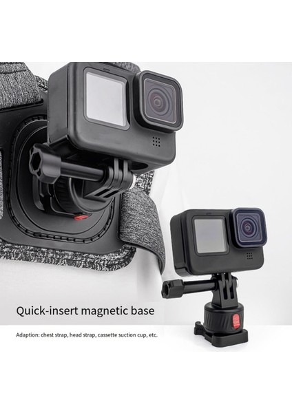 Go 3 Spor Kamerası Için Manyetik Çok Fonksiyonlu Kafa Tabanı Adaptör Aksesuarı, D (Yurt Dışından) modelleri