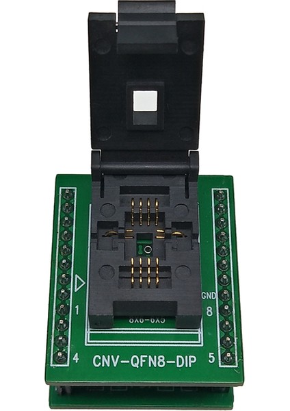 Qfn8 Dfn8 Wson8 Programlama Soketi Pin Aralığı 1.27MM Ic Gövde Boyutu 6x8 mm Kapaklı Test Soketi Zıf Adaptörü Kelivn Soket (Yurt Dışından)