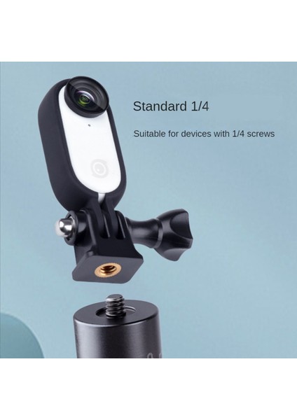 Go2 Için Koruyucu Çerçeve Montaj 1/4 Konu Adaptörü Ayarlanabilir Köşeli Mesnet Sabitleyici 2 In1 Go2 Için (Yurt Dışından) indirimleri