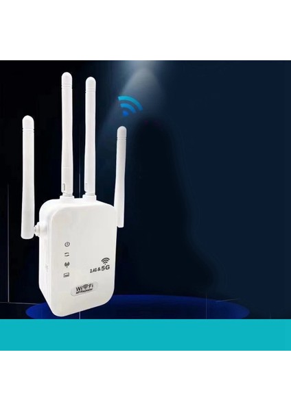 1200M 5g Çift Bantlı Wifi Sinyal Amplifikatörü Geliştirilmiş Kablosuz Yönlendirici Geliştirilmiş Ağ Genişletici Amplifikatör, Ab Tak (Yurt Dışından) modelleri