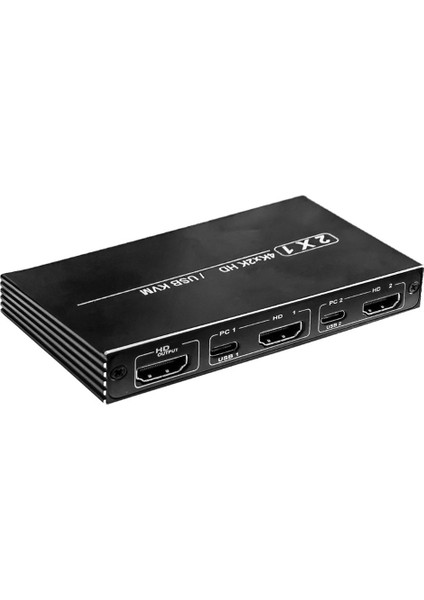 4K 2'si 1 Arada Hızlı Video Değiştirici 1 Pc Hızlı Anahtarlama Bilgisayar Tv Projektörü Için 2 Monitör Hızlı Bağlantı Anahtarlama (Yurt Dışından)