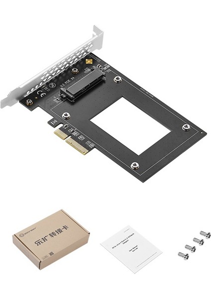 Pcıe4.0 - U.2 Gerçek Hız 7000MB Genişletme Kartı U2 Adaptör Kartı Nvme SSD Kablosuz Ağ Kartı IO-PCE8639-U2 (Yurt Dışından)