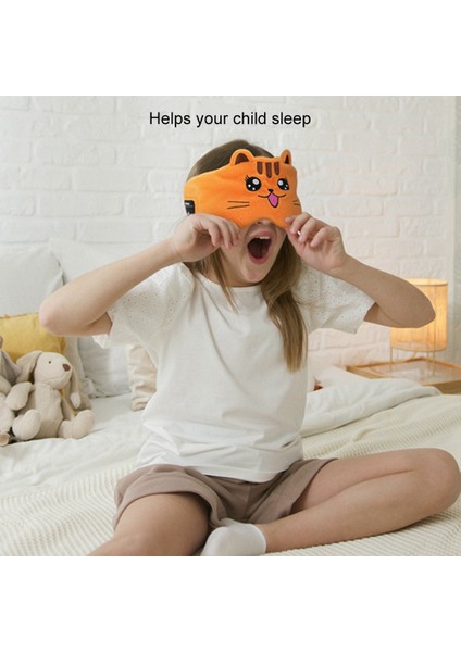 Hayvan Kafa Bandı Yumuşak Kadife Kablosuz Bluetooth Kulaklık Mikrofonlu Bluetooth Kafa Bandı Ince Hoparlör Uyku Maskesi, B (Yurt Dışından) modelleri