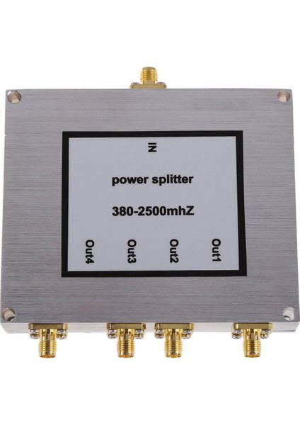 4 Yollu Sma Güç Ayırıcı 380MHZ-2500MHZ,SMA Dişi Güç Bölücü Sinyal Kablosu Ayırıcı Dişi Bölücü (Yurt Dışından)