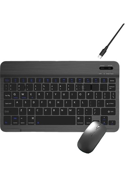 Mini Kablosuz Bluetooth Klavye Telefon Tablet Pc Android A Için Taşınabilir Bluetooth Klavye Fare (Yurt Dışından)