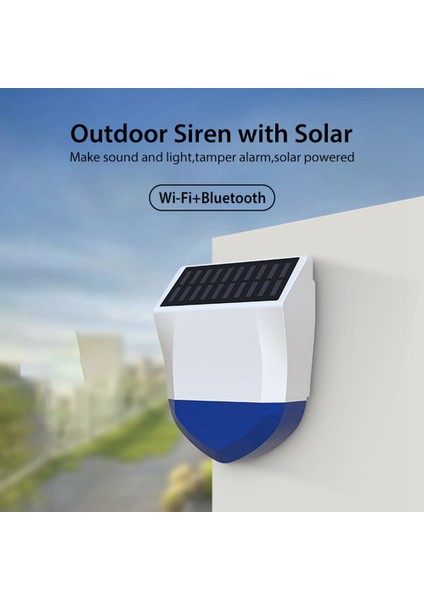 Bluetooth Kablosuz Güneş Enerjili Alarm Insan Vücudu Algılama Alarmı, Açık Hava Uyarısı Için Ipx5 Su Geçirmez Fonksiyonlu (Yurt Dışından) fiyatları