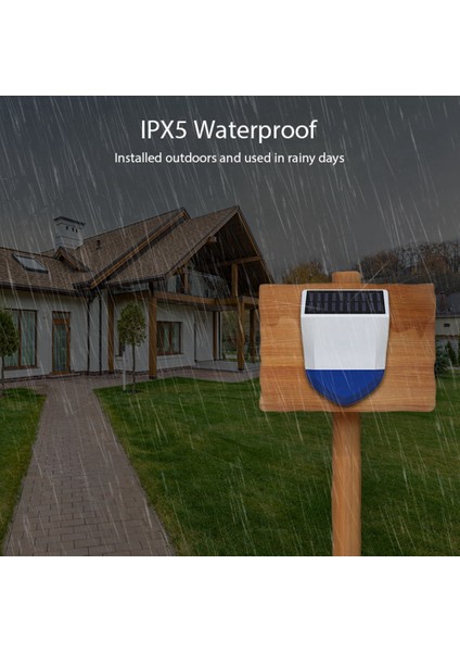 Bluetooth Kablosuz Güneş Enerjili Alarm Insan Vücudu Algılama Alarmı, Açık Hava Uyarısı Için Ipx5 Su Geçirmez Fonksiyonlu (Yurt Dışından) modelleri