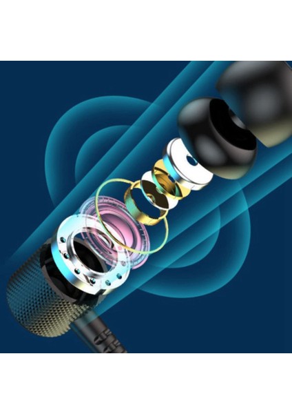 Kablosuz Bluetooth Kulaklık Boyun Tipi Stereo Gürültü Azaltma Evrensel Takılabilir Kart Spor Kulak Kulaklık Mikrofon, Pembe (Yurt Dışından) fiyatları