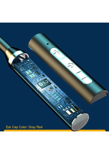 Kablosuz Bluetooth Kulaklık Boyun Tipi Stereo Gürültü Azaltma Evrensel Takılabilir Kart Spor Kulak Kulaklık Mikrofon, Pembe (Yurt Dışından) indirimleri