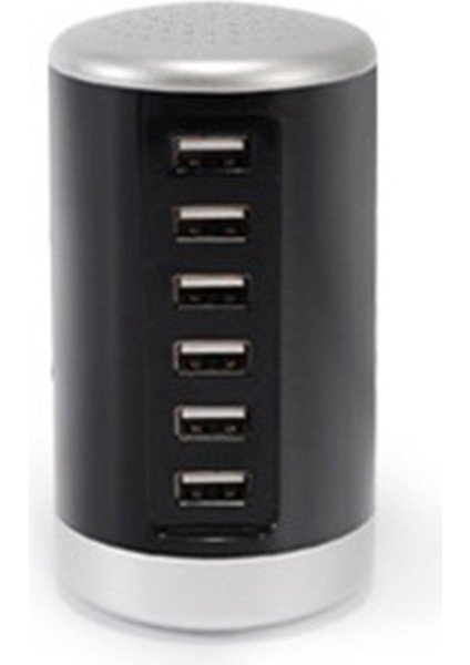 USB Çok Bağlantı Noktalı Şarj Cihazı Hızlı Şarj Şarj Cihazı Şarj Cihazı Hub 6 Bağlantı Noktalı Hızlı Şarj Şarj Cihazı Şarj Masaüstü Dock Şarj Cihazı Abd Tak, A (Yurt Dışından)