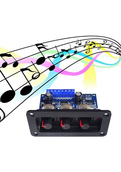 2.1 Kanal Dijital Amplifikatör Kartı 2X25W+50W Bt5.0 Subwoofer D Sınıfı Amplifikatör Kartı DC12-20V Aux Kablosu + USB Kablosu ile (Yurt Dışından)