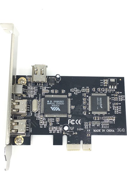 Pcı-E 1x Ieee 1394A Masaüstü Bilgisayar Için 4 Bağlantı Noktalı(3+1) Firewire Kart Adaptörü A06 21 (Yurt Dışından)