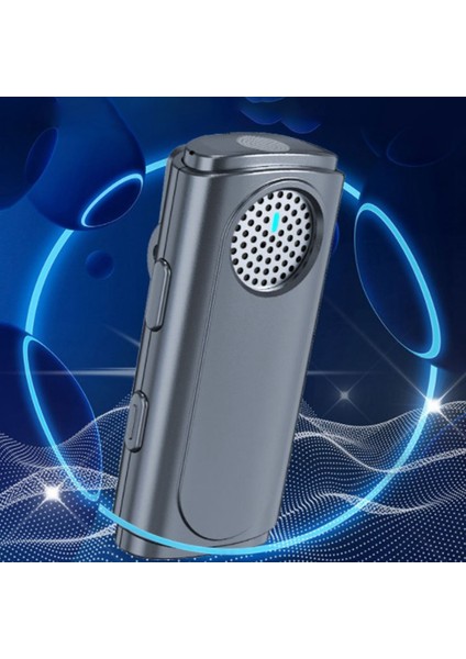 Kablosuz Yaka Mikrofonu Mini Taşınabilir Yaka Mikrofonu Canlı Ses Için Çift Kanallı Ses Video Ses Kaydı, B (Yurt Dışından)