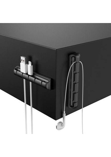 Veri Kablosu Depolama Masaüstü Kablosu Şarj Kablosu Sabit Artefakt Cep Telefonu Başucu Silikon Hat Kartı Kulaklık Hub, Set D (Yurt Dışından) fırsatları