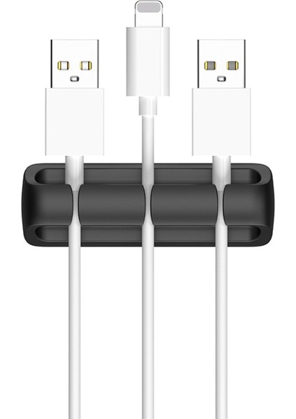 Veri Kablosu Depolama Masaüstü Kablosu Şarj Kablosu Sabit Artefakt Cep Telefonu Başucu Silikon Hat Kartı Kulaklık Hub, Set D (Yurt Dışından) indirimleri