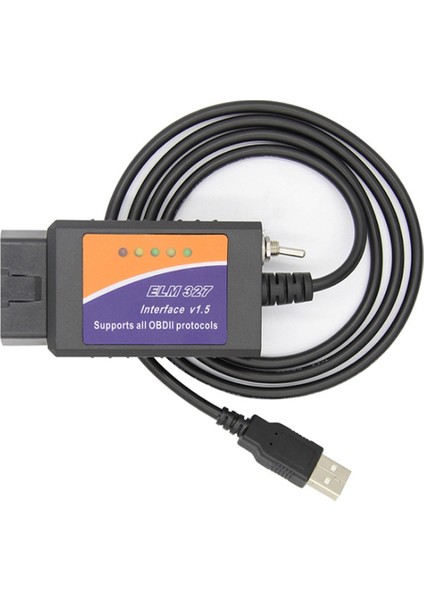 V1.5 PIC18F25K80 Focccus Obd2 Araç Teşhis Aracı Tarayıcı Için Anahtarlı USB Teşhis Kablosu (Yurt Dışından)