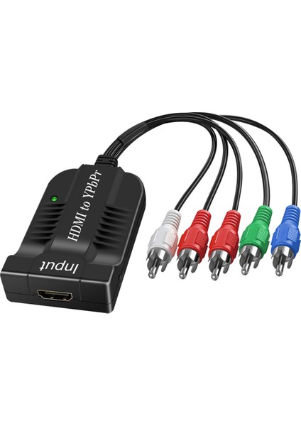 Ypbpr Dönüştürücü 1080P Komponent Video Ypbpr R/l Ses Çıkışlı Erkek Rgb Dönüştürücü Adaptör (Yurt Dışından)