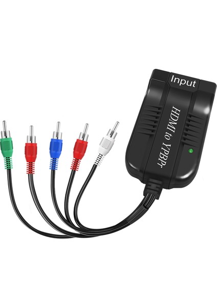 Ypbpr Dönüştürücü 1080P Komponent Video Ypbpr R/l Ses Çıkışlı Erkek Rgb Dönüştürücü Adaptör (Yurt Dışından)