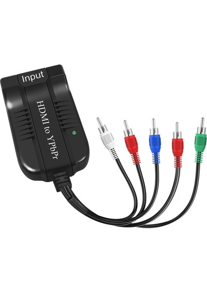 Ypbpr Dönüştürücü 1080P Komponent Video Ypbpr R/l Ses Çıkışlı Erkek Rgb Dönüştürücü Adaptör (Yurt Dışından)