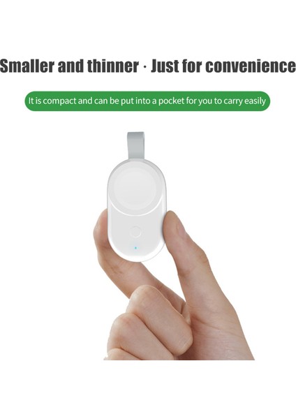 1-7 Nesil ve Se Izle Için Taşınabilir Kullanışlı Manyetik Emme Saati Kablosuz Şarj Cihazı, Beyaz (Yurt Dışından) fiyatları