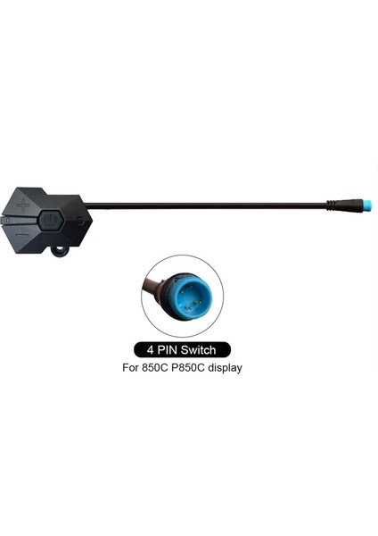 Elektrikli Bisiklet 850C P850C BBS01 BBS02 Orta Sürücü Aksesuarı Için Ekran Uzatma Kablosu (Yurt Dışından) modelleri