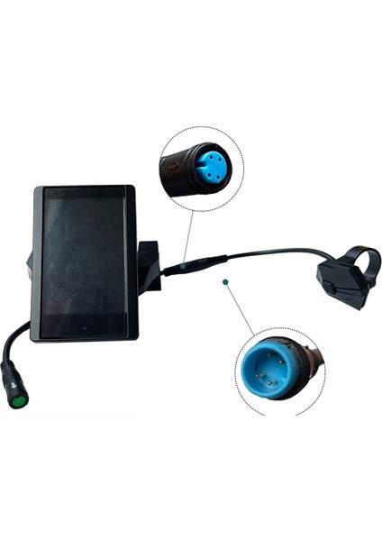 Elektrikli Bisiklet 850C P850C BBS01 BBS02 Orta Sürücü Aksesuarı Için Ekran Uzatma Kablosu (Yurt Dışından) fırsatları