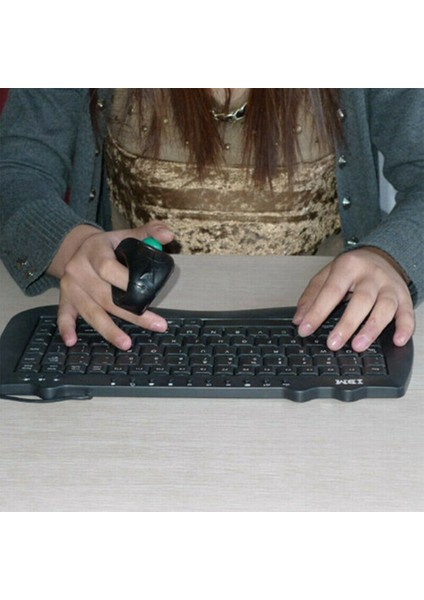 2.4g Kablosuz Hava Fare Ergonomik Trackball El Parmak USB Fare USB Optik Trackball Fareler (Yurt Dışından) indirimleri