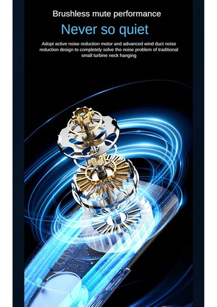 Boyun Fanı Elektrikli Kablosuz Fan USB Şarj Edilebilir Mini Ventilador Soğutma Bladeless Dilsiz Boyun Bandı Fanı, Açık Yeşil (Yurt Dışından) modelleri