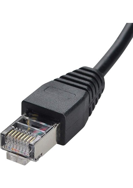 RJ45 1 Erkek - 2 Kadın Ethernet Splitter Kablosu Süper Cat5, Cat6, Cat7 Lan Ethernet Ağ Uzatma Kablosu Adaptörü (Yurt Dışından)
