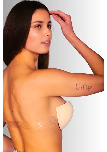 Sırtı Şeffaf Destekli-Dolgulu Sütyen Abiye Kıyafet Sütyeni (Düğün, Nişan, Kına Için Uygundur) fiyatları