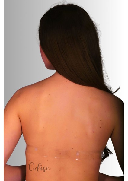 Sırtı Şeffaf Destekli-Dolgulu Sütyen Abiye Kıyafet Sütyeni (Düğün, Nişan, Kına Için Uygundur) modelleri