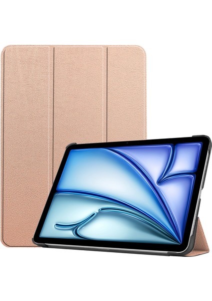iPad Air 13 2024/2025 Için Akıllı Deri Tablet Kılıfı (Yurt Dışından)