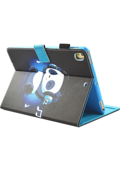 iPad 10.2 Için 2021/2020/2019 Renkli Çizim Desen Yatay Çevirme Deri Kılıf Tutucu ve Kart Yuvaları ve Fotoğraf Çerçevesi (Yurt Dışından) fırsatları