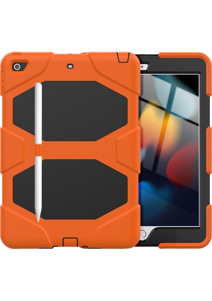 iPad 10.2 2021/2020/2019 Için Silikon + Pc Kılıfı (Yurt Dışından)