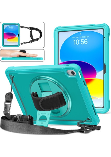 iPad 10. Nesil 10.9 2022 Için Hibrit Tablet Kılıfı (Yurt Dışından)