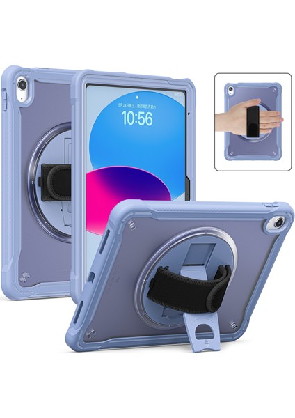 iPad 10. Nesil 10.9 2022 Için Hibrit Tablet Kılıfı (Yurt Dışından)