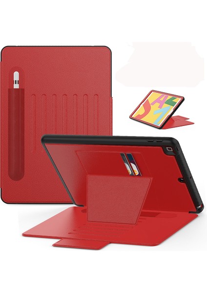 iPad 10.2 ve 10.2 (2020) Için Deri Kılıf (Yurt Dışından)