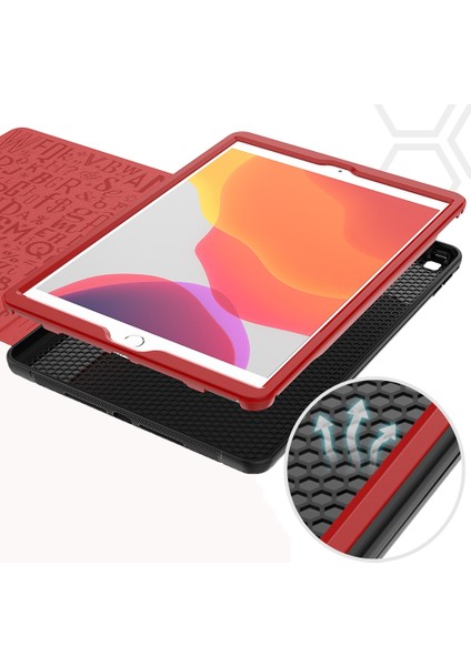 iPad 10.2 ve 10.2 (2020) Için Deri Kılıf (Yurt Dışından)