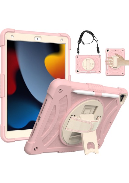 Pc + Silikon Kılıf iPad 10.2 2021/2020/2019 Için (Yurt Dışından)