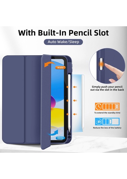 iPad 2025/2022 Için Deri Tablet Kılıfı (Yurt Dışından)