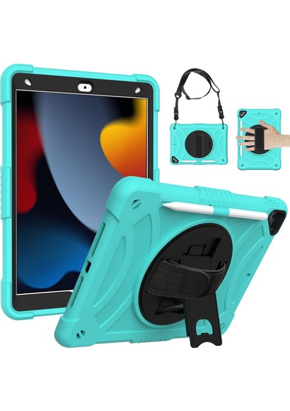 Pc + Silikon Kılıf iPad 10.2 2021/2020/2019 Için (Yurt Dışından)