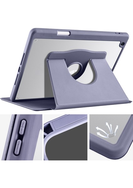 iPad 10.2 2022/2021/2020/2019 Için Akrilik Deri Kılıf (Yurt Dışından)